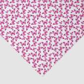 Papier Mousseline Papillon Motif Plutôt rose violet (Détail)