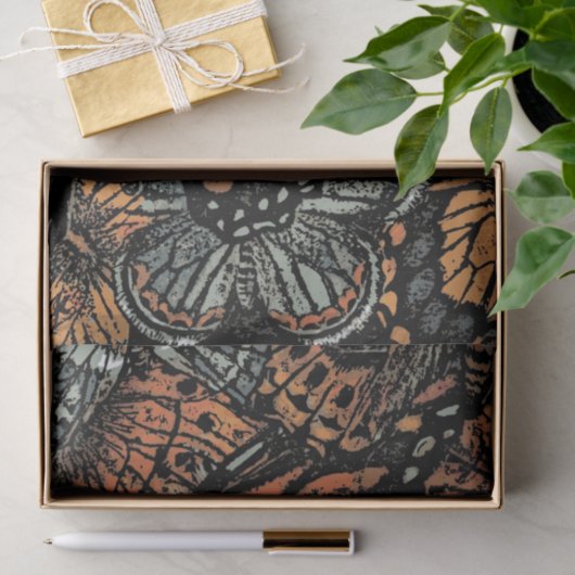 Papier Mousseline Papillon numérique (Cadeau)