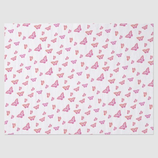 Papier Mousseline Papillon rêveur (Recto)