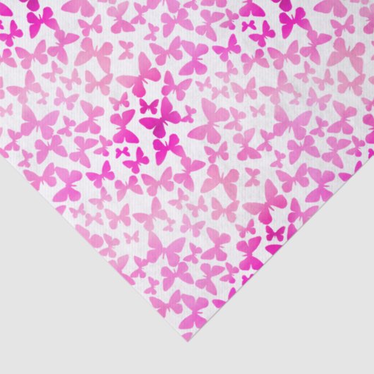 Papier Mousseline Papillon (rose) (Détail)