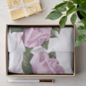 Papier Mousseline Papillon Rose Lavande Peint Blanc (Cadeau)