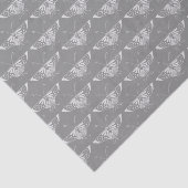Papier Mousseline Papillon stylisé d'art déco, nuances de gris/de (Détail)