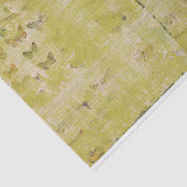 Papier Mousseline Papillon vert vintage Shabby Chic Decoupage (Détail)