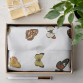 Papier Mousseline Papillon Vintage Découpage Fussy Cut (Cadeau)