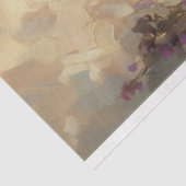 Papier Mousseline Papillon violet Rose Bush Peinture Découpage (Détail)