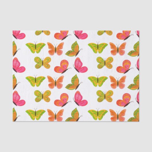 Papier Mousseline Papillons (Recto)