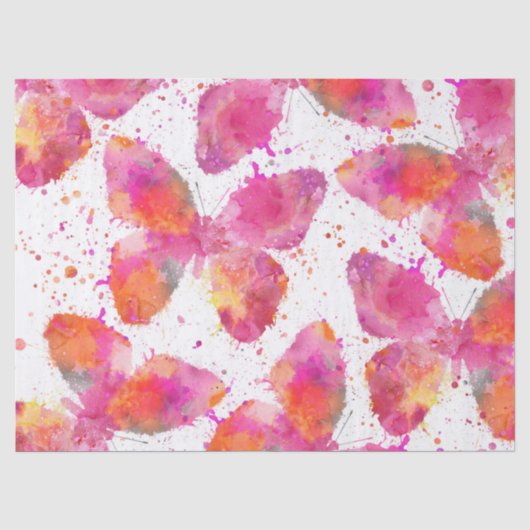 Papier Mousseline Papillons (Recto)