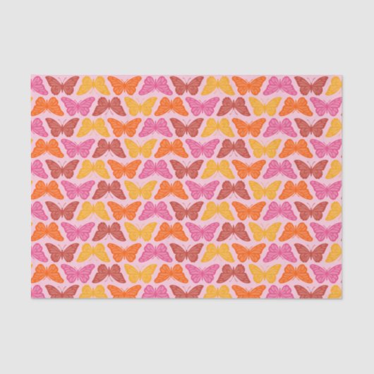 Papier Mousseline Papillons (Recto)