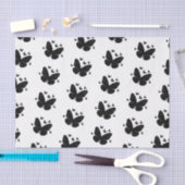 Papier Mousseline Papillons à papillons noirs et blancs (Artisanat)