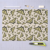 Papier Mousseline Papillons à queue jaune du sud-ouest partout (Artisanat)