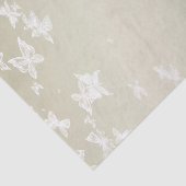 Papier Mousseline Papillons blancs (Détail)