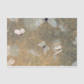 Papier Mousseline Papillons blancs vintages Et Dandelions Volants (Recto)