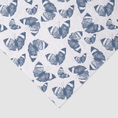 Papier Mousseline Papillons bleus (Détail)
