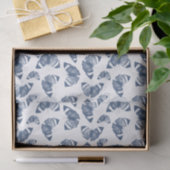 Papier Mousseline Papillons bleus (Cadeau)