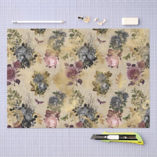 Papier Mousseline Papillons de brousse d'automne (Artisanat)