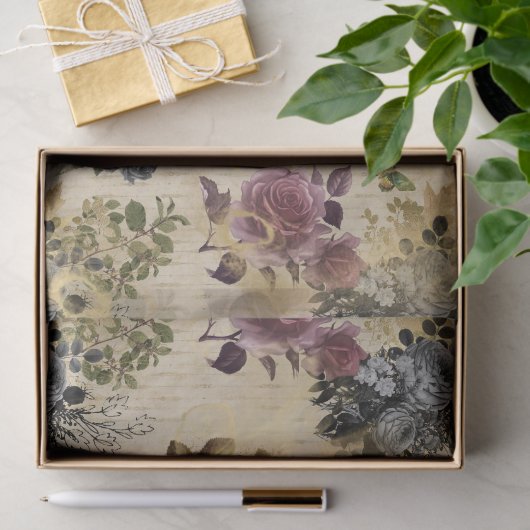 Papier Mousseline Papillons de brousse d'automne (Cadeau)