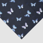 Papier Mousseline Papillons de galaxie d'Imaginaire bleu (Détail)