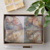 Papier Mousseline Papillons d'or (Cadeau)