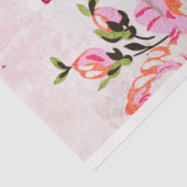 Papier Mousseline Papillons et décantation à grains floraux (Détail)