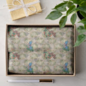 Papier Mousseline Papillons et fraises (Cadeau)