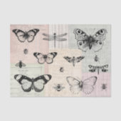 Papier Mousseline Papillons et insectes (Recto)