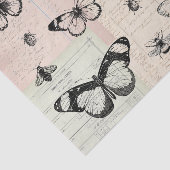 Papier Mousseline Papillons et insectes (Détail)