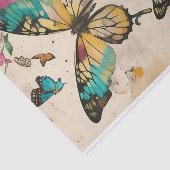 Papier Mousseline Papillons Multimédia Collage Ephémère Découpage (Détail)