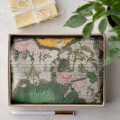 Papier Mousseline Papillons, musique et découpage Feuilles (Cadeau)