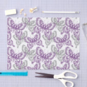 Papier Mousseline Papillons pourpres (Artisanat)