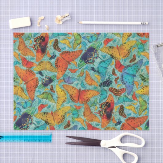 Papier Mousseline Papillons quotidiens de Flutterby (Artisanat)