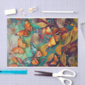 Papier Mousseline Papillons sous l'eau, monarques flottants (Artisanat)