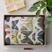 Papier Mousseline Papillons vintages Motif Collage Découpage (Cadeau)