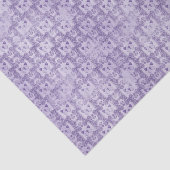 Papier Mousseline Papillons Vintages pourpres (Détail)