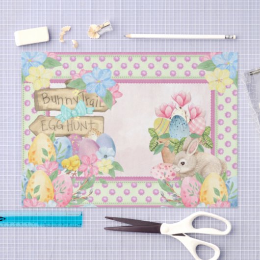 Papier Mousseline Pâques Pastel Design Series 3 (Artisanat)