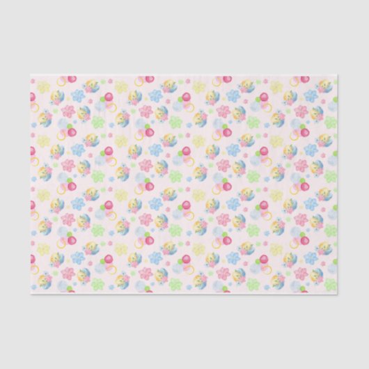 Papier Mousseline Pâques Pastel Design Series 5 (Recto)