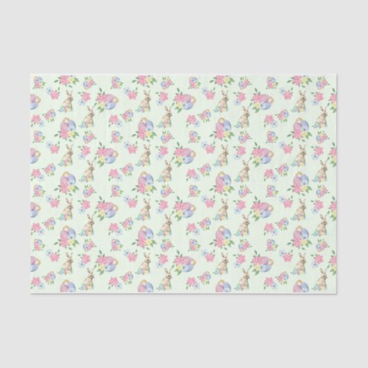 Papier Mousseline Pâques Pastel Design Series 7 (Recto)