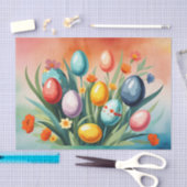 Papier Mousseline Pâques, Printemps (Artisanat)