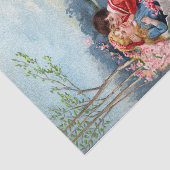 Papier Mousseline Pâques vintage (Détail)