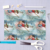 Papier Mousseline Pâques vintage (Artisanat)