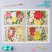 Papier Mousseline Paquets de graines de fleurs (Artisanat)