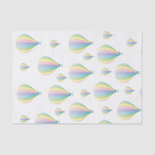 Papier Mousseline Parachutes de papier tissu (Recto)