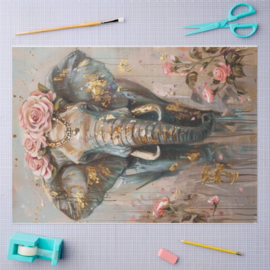 Papier Mousseline Paradis parfait (Artisanat)