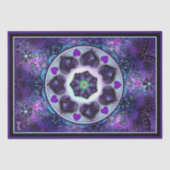 Papier Mousseline Parapluie violet & coeurs .7 (Recto)