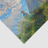 Papier Mousseline Parasol Monet Femme Impressionnisme (Détail)