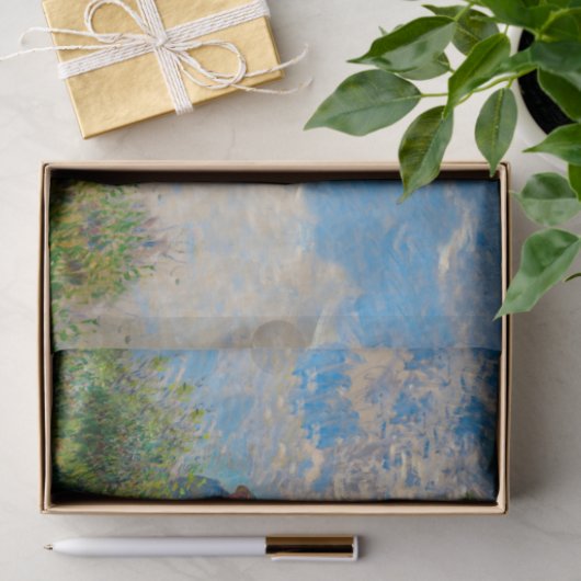 Papier Mousseline Parasol Monet Femme Impressionnisme (Cadeau)