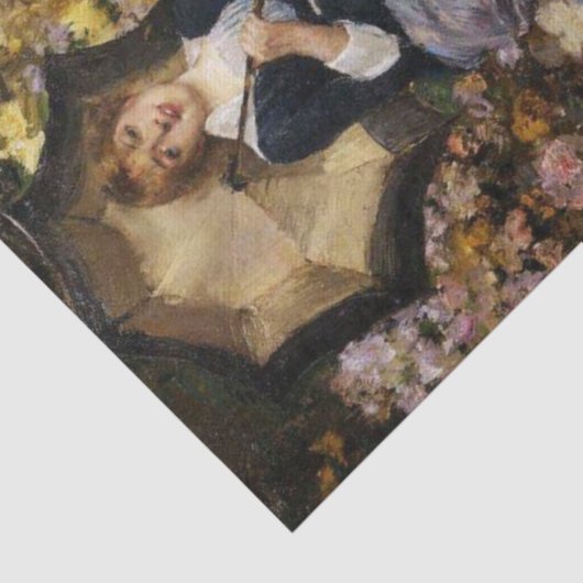 Papier Mousseline Parasol par Jules Bastien-Lepage (Détail)