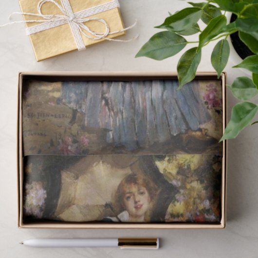 Papier Mousseline Parasol par Jules Bastien-Lepage (Cadeau)