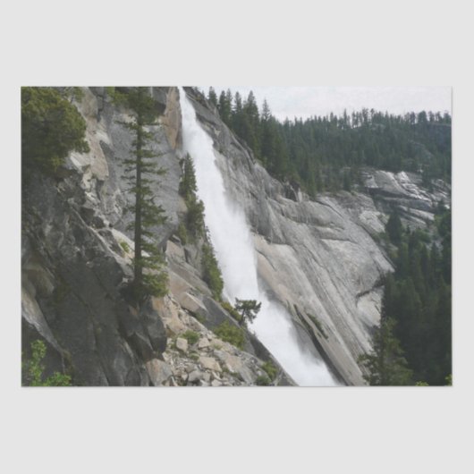 Papier Mousseline Parc national du Nevada Falls at Yosemite (Recto)