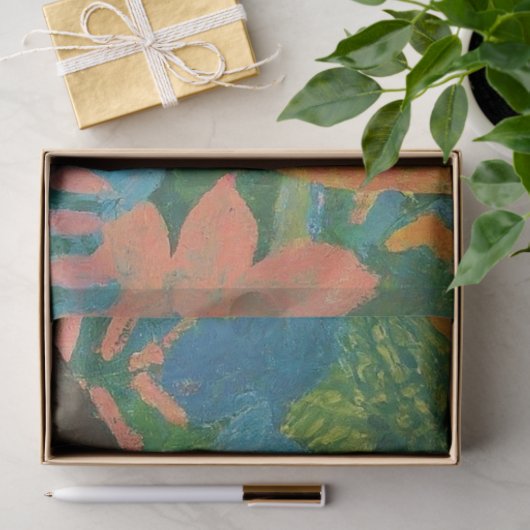 Papier Mousseline Parcelles accrochées aux arbres (Cadeau)