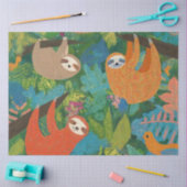 Papier Mousseline Parcelles accrochées aux arbres (Artisanat)